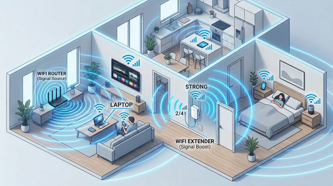 WiFi Extender: Easy Setup & Performance Tips