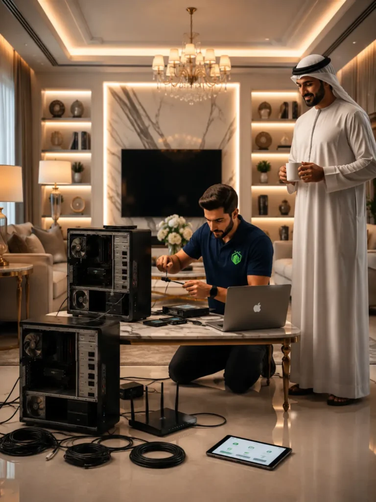 Home IT support services in Dubai for computers, printers and home technology