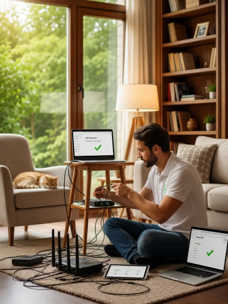 Home WiFi support in Dubai for fast and reliable whole-home coverage