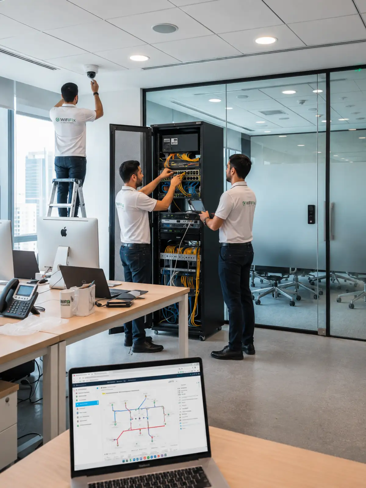IT infrastructure solutions for Dubai businesses, offices and commercial spaces