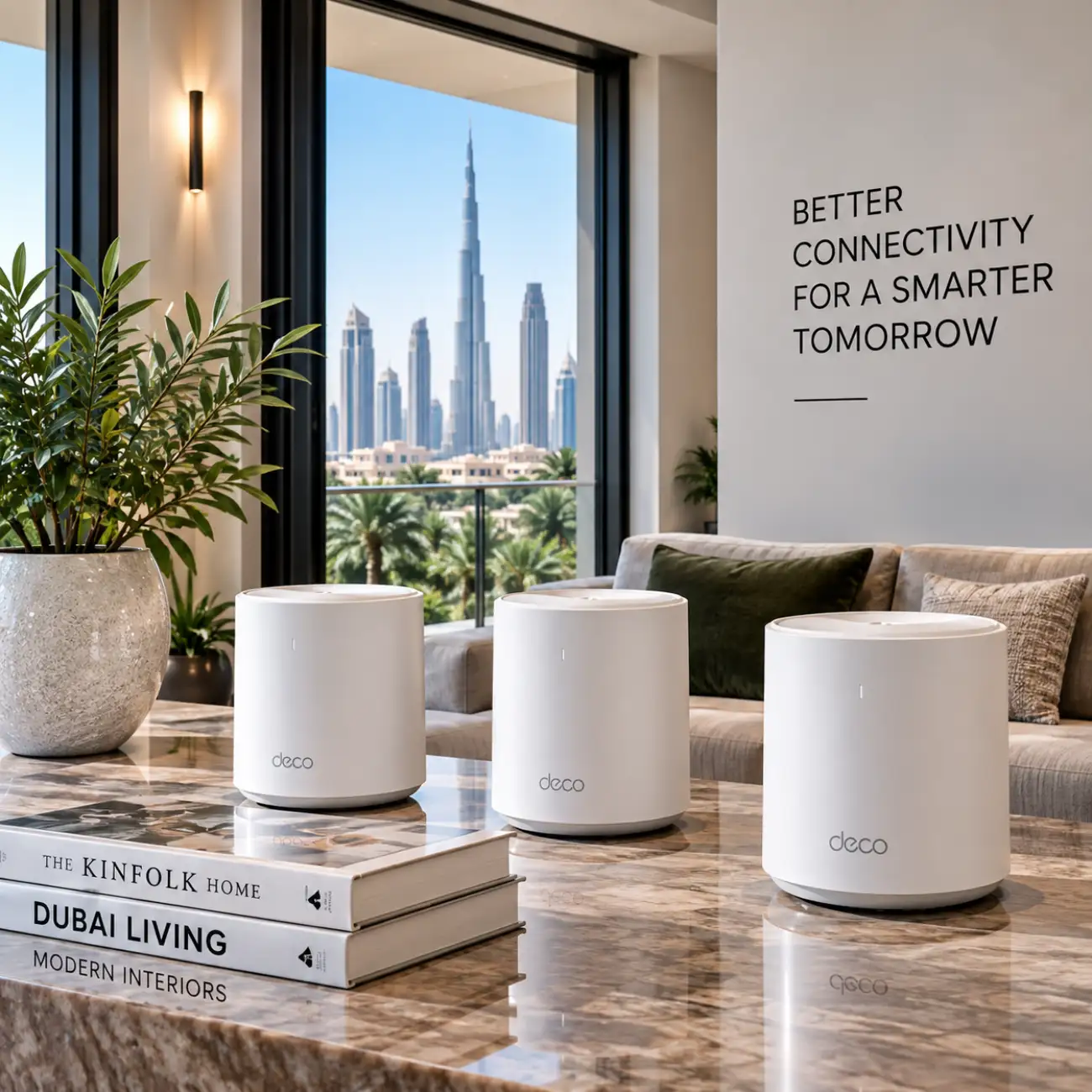 Modern Wi‑Fi Installation with Skyline View